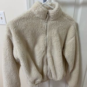 Cropped Sherpa Jacket